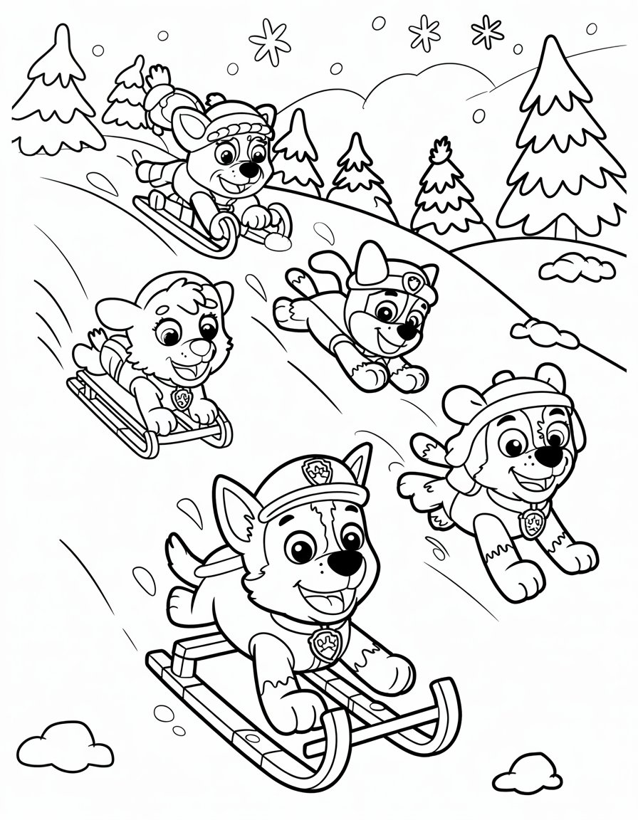Winter Sledding Adventure